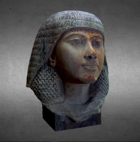 Egyptian bust of a woman preview image